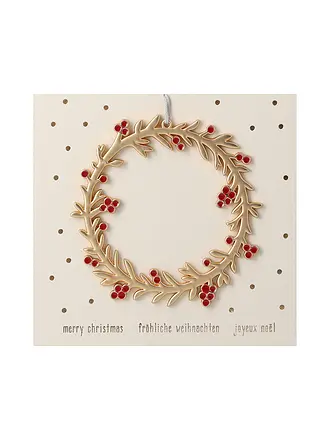 RAEDER | Festtagsornament 8cm Himmlische Weihnachten | gold